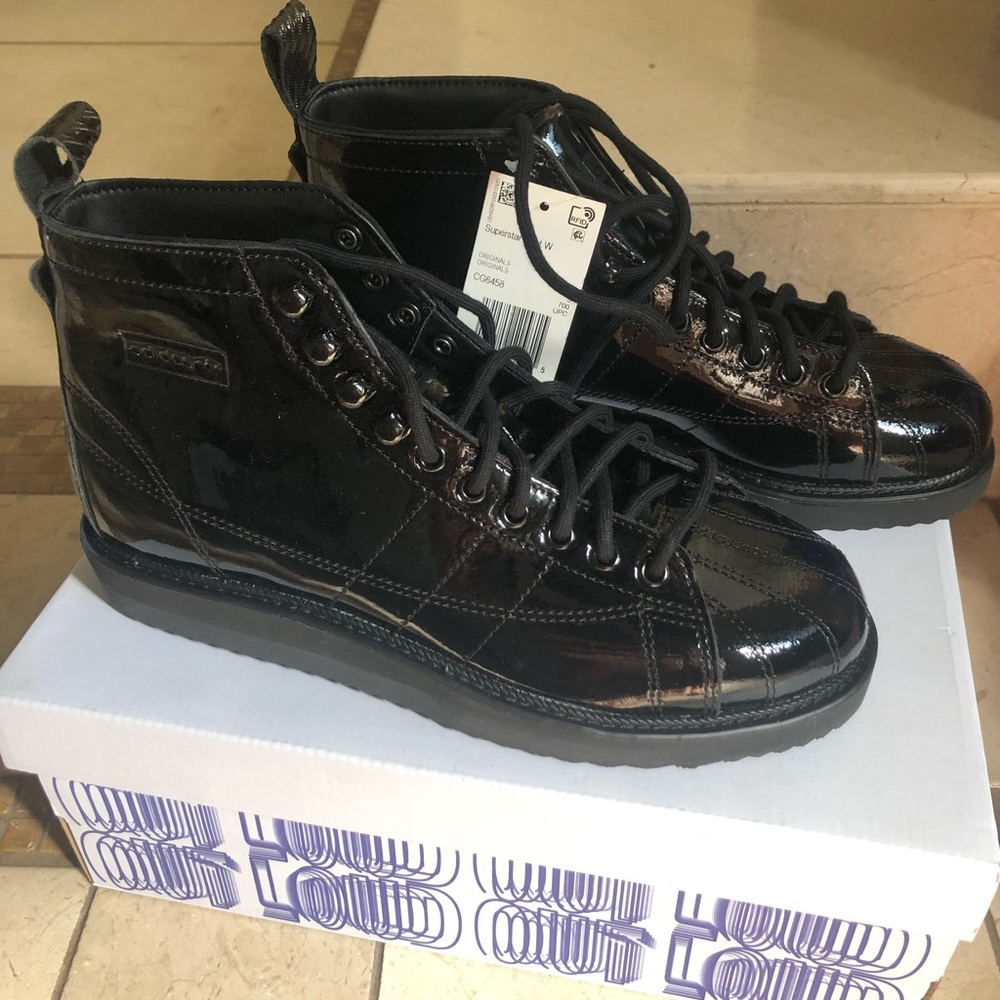 Adidas superstar boot sneakers NWT